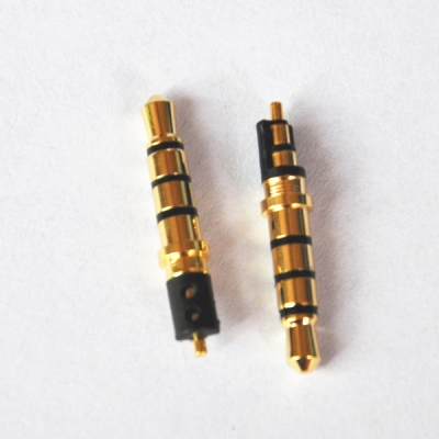 3.5*4.5*23.5 4 poles gold plating plug